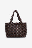 La Tribe Bon Bon Beaded Bag - Brown