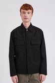 Norse Projects Pelle Fine Twill Overshirt - Black