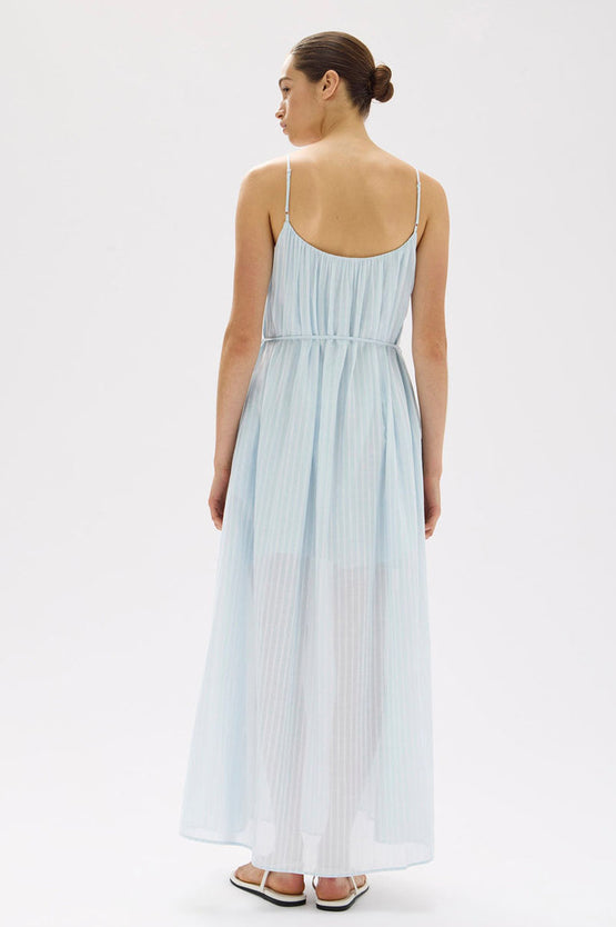 Assembly Cammy Stripe Maxi - Blue Haze/White