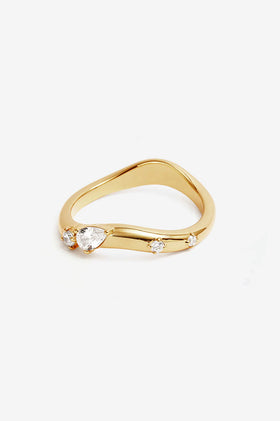 By Charlotte Chasing Tides Ring - Gold