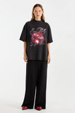 Ena Pelly Chrome Cherry Tee - Black