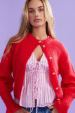 Ruby Matilda Cardigan - Cherry