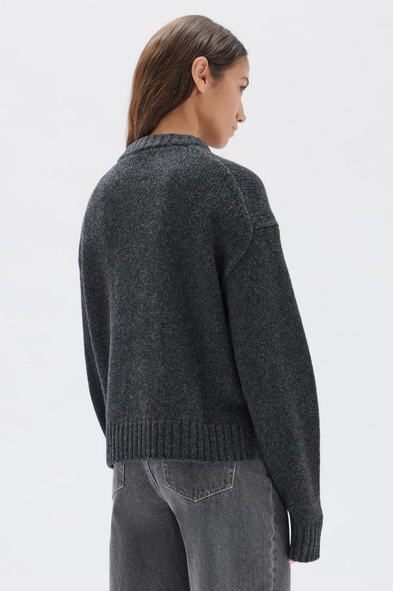 Assembly Chlo Knit Jumper - Grey Marle