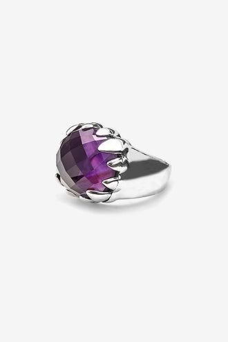 Stolen Girlfriends Club Claw Ring - Amethyst