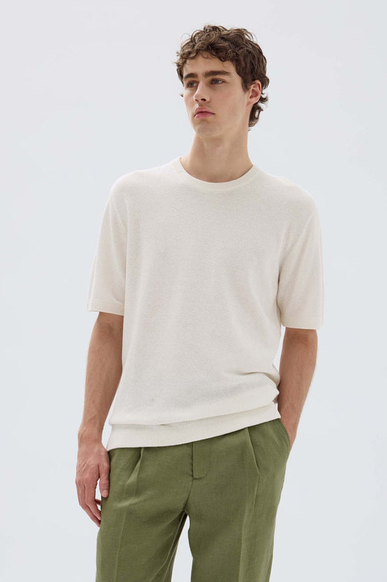 Assembly Pique SS Knit - Cream