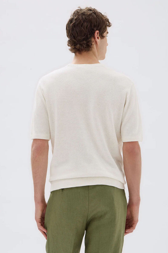 Assembly Pique SS Knit - Cream