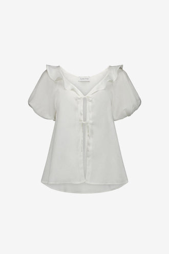 Caitlin Crisp Little Darling Blouse - White