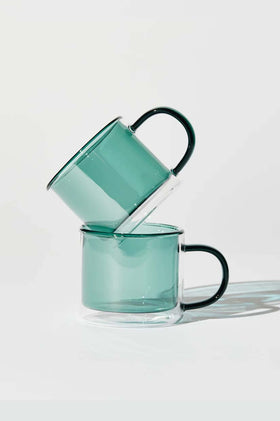 House Of Nunu Double Trouble Cup Set - Teal