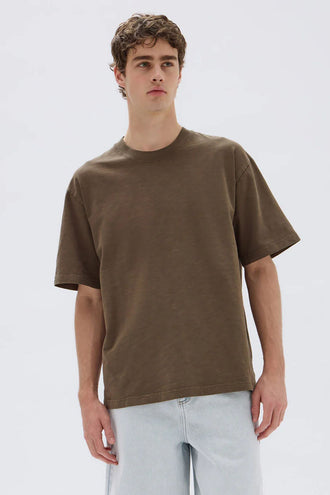 Assembly Dylan Slub Oversized SS Tee - Military