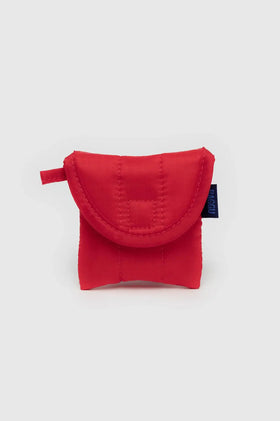 Baggu Puffy Earbuds Case - Candy Apple