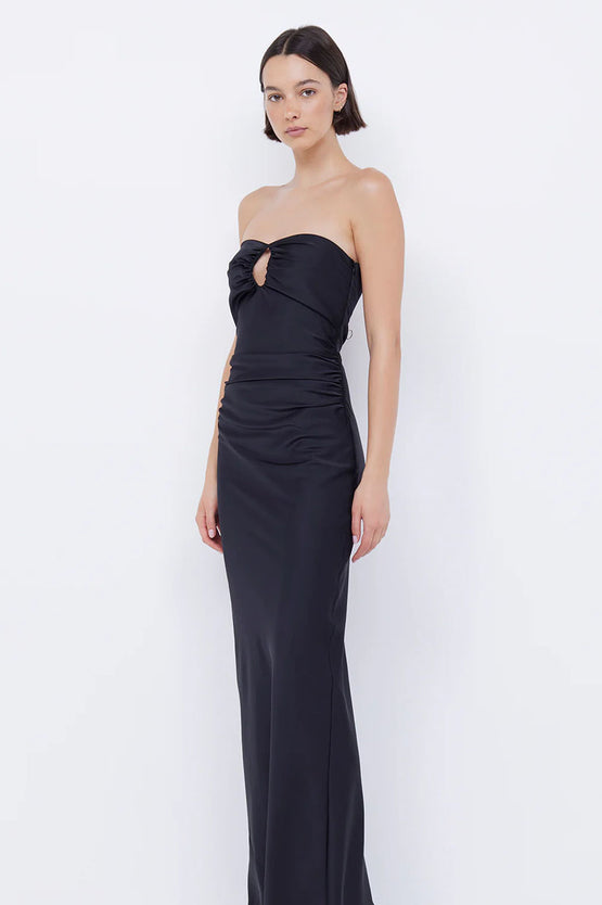 Bec & Bridge Emilia Strapless Dress - Black