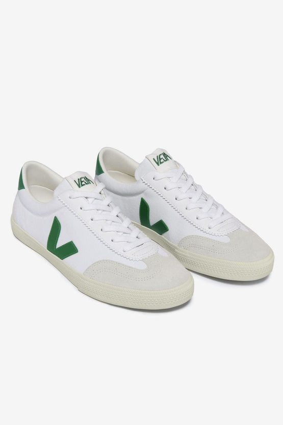 Veja Volley Canvas - White Emeraude