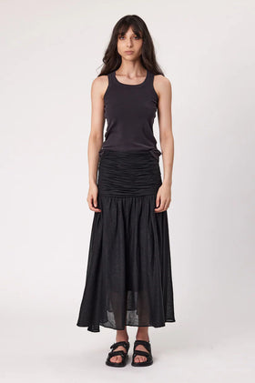 Remain Fallon Maxi Skirt - Black