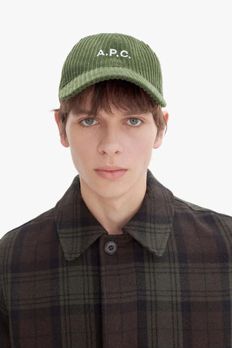 A.P.C Casquette Charlie Hat - Forest