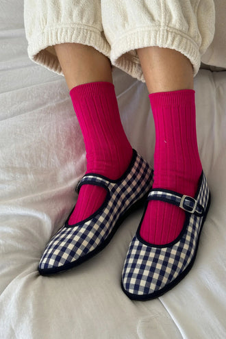 Le Bon Shoppe Her Socks - Fuchsia