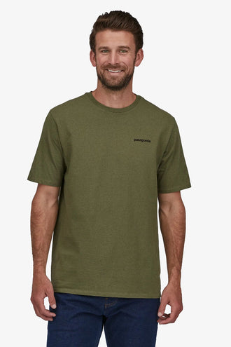Patagonia P-6 Responsibili Tee - Wyoming Green
