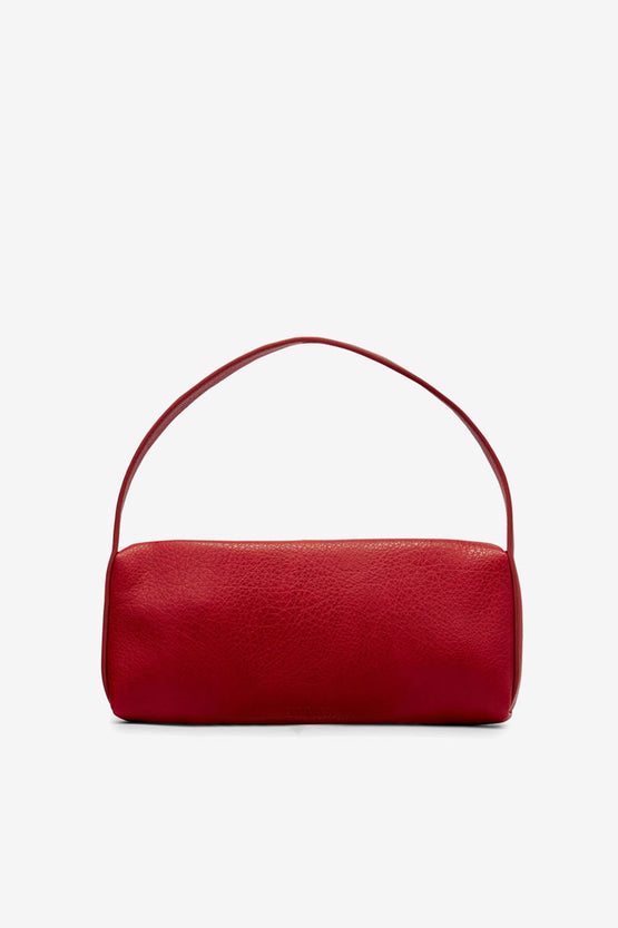 Brie Leon Harlow Mono Slouch Baguette - Cherry