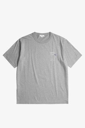 Norse Projects Holger Globe T-Shirt - Grey