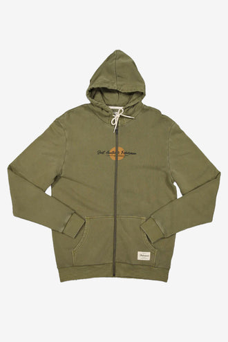 Just Another Fisherman Salt Zip Hood - Lichen