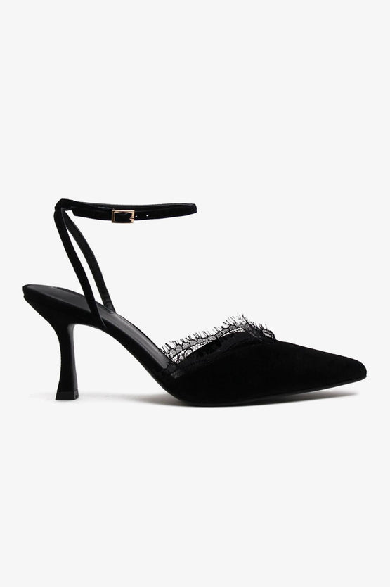 La Tribe Indy Heel - Black Lace