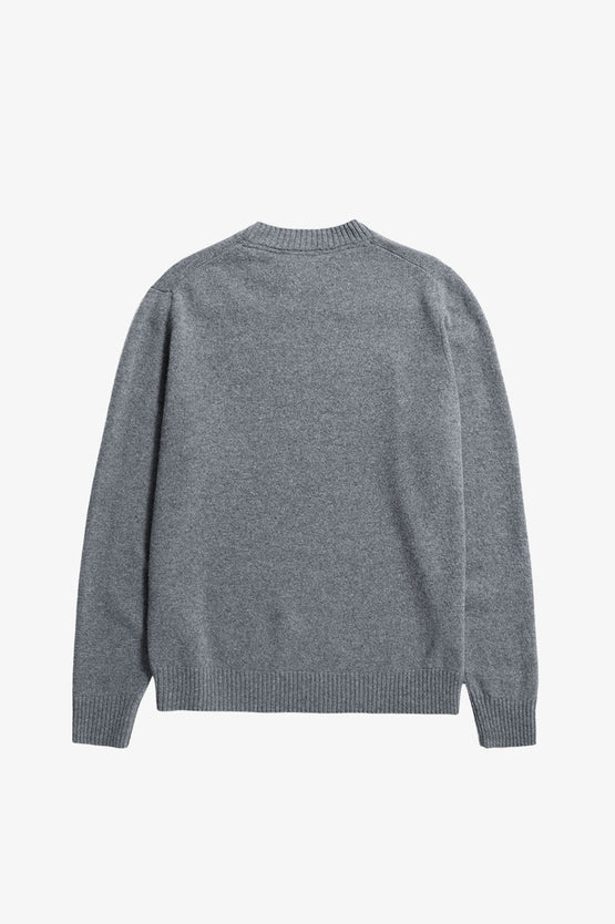 Norse Projects Standard Merino Lambswool Sweater - Grey