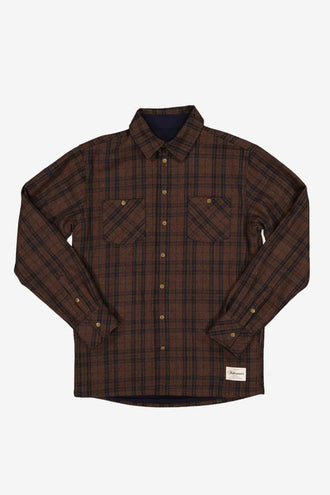 Just Another Fisherman Landing Check Jacket - Bison