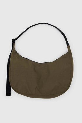 Baggu Large Nylon Crescent Bag - Seaweed