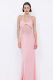 Bec & Bridge Liv Halter Maxi - Pink Sherbet