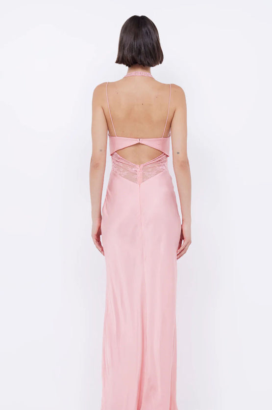 Bec & Bridge Liv Halter Maxi - Pink Sherbet