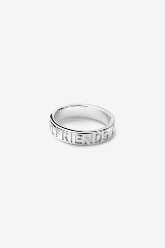 Stolen Girlfriends Club Clean Logo Ring - Silver