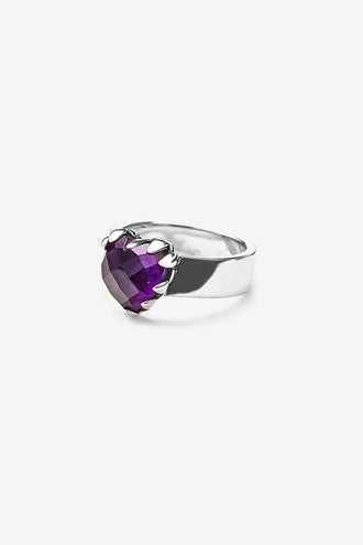 Stolen Girlfriends Club Love Claw Ring - Amethyst