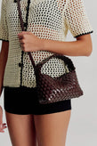 Brie Leon Luca Mini Bag - Choc Gloss