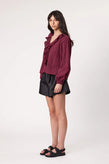 Remain Lucia Blouse - Sangria