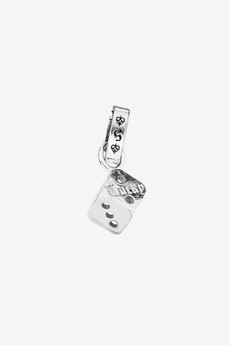 Stolen Girlfriends Club Lucky Dice Charm - Silver