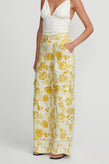 Hansen & Gretel Luna Wide Pant - Gold Nectar