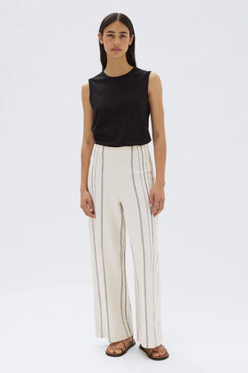 Assembly Matera Stripe Pant - Cream/Black