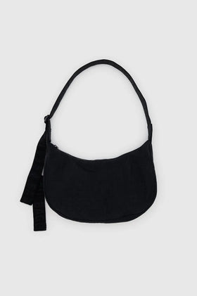 Baggu Medium Nylon Crescent Bag - Black