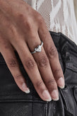 Stolen Girlfriends Club Full Heart Ring - Silver