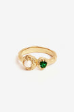 By Charlotte Moonlit Tides Ring - Gold