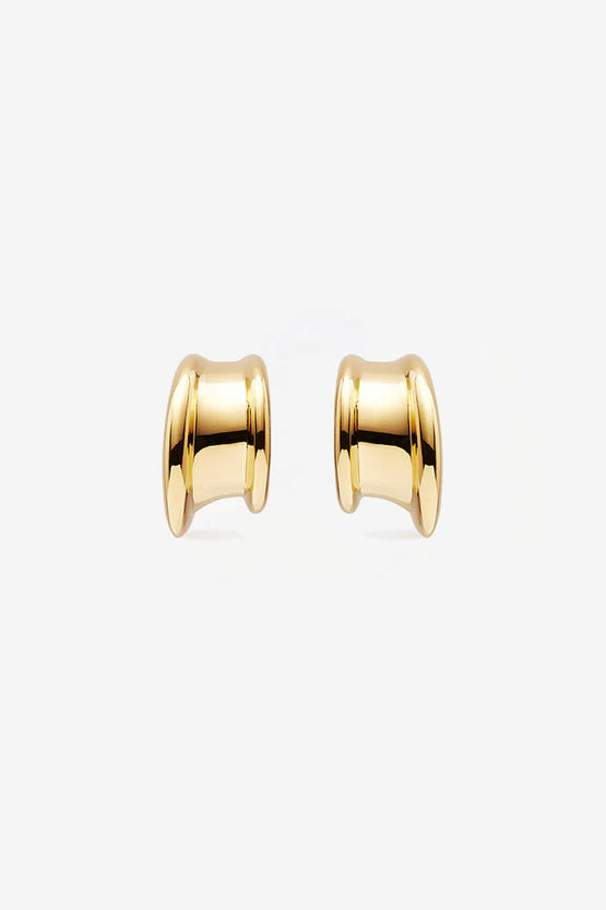 By Charlotte Muse Small Hoops - Gold