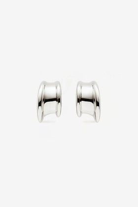 By Charlotte Muse Small Hoops - Silver