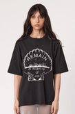 Remain Oceans Edge Tee - Washed Black