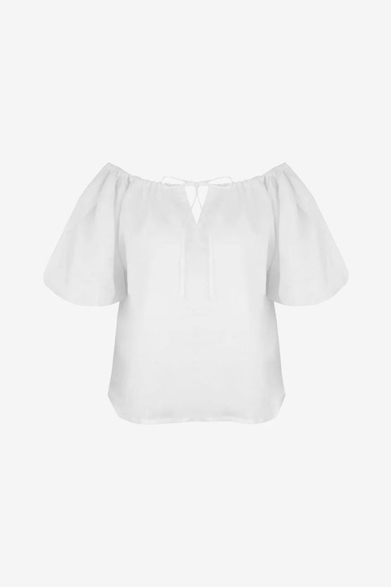 Ruby Hydra Off Shoulder Blouse - White