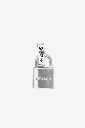 Stolen Girlfriends Club Stolen Padlock Charm - Silver