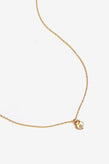 By Charlotte Crystal Lotus Heart Padlock Necklace - Gold