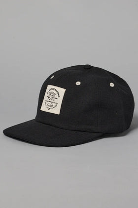 Just Another Fisherman Loyalty 6 Panel Cap - Black