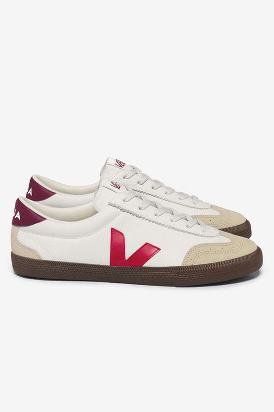 Veja Volley Leather - White Pekin Bark