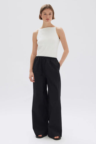 Assembly Philipa Poplin Pant - Black