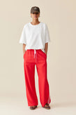 Ruby Corvette Trouser - Red Pink