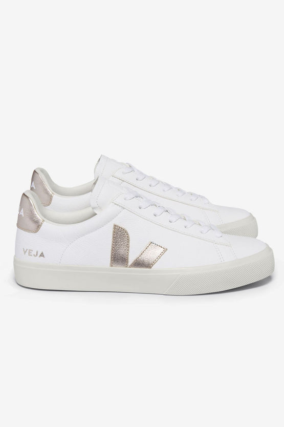 Veja Campo Chromefree Leather - White Platine